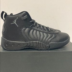 New jordan jumpman pro all black gs/ womens athletic shoes